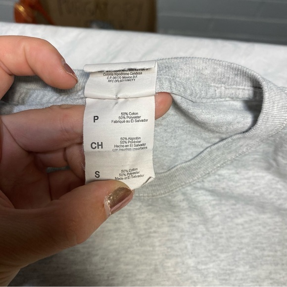 Vintage T Shirt School Wilson Wrangler Cowboy Heather Gray Gym Muscle Niv Green - Picture 5 of 6